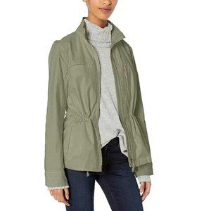 MADEWELL Women’s Fleet Olive Army Green Cinched Waist Utility Jacket S